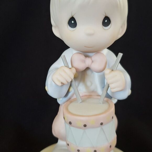 Vintage 1995 Precious Moments “Marching to the Beat” Porcelain Figurine #521981 - Picture 5 of 6